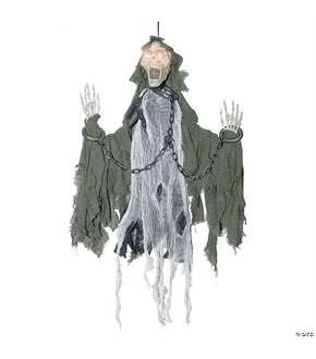 Animated Reaper In Chains Decoration