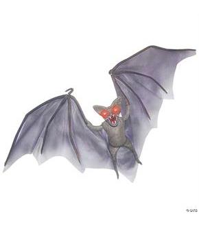 Light Up Demon Bat Decoration