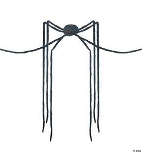 Spider Black Long Legs Decoration