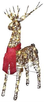 Starry Night Grapevine Deer Decoration
