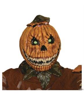 Pumpkin Rot Latex Mask