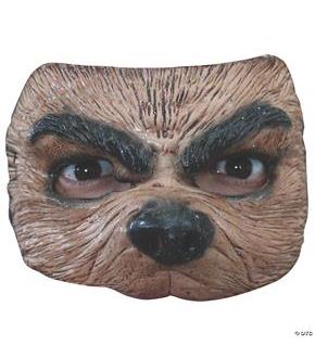 Half Wolf Mask