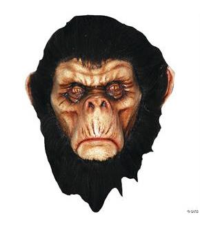 Bad Brown Chimp Latex Mask