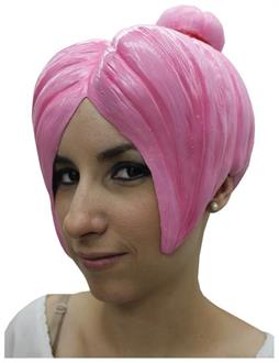 Anime 4 Latex Pink Wig