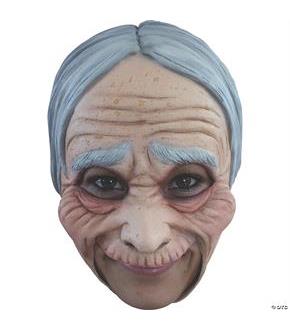 Old Lady Adult Chinless Mask