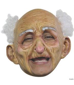 Oldman Dlx Chinless Latex Mask