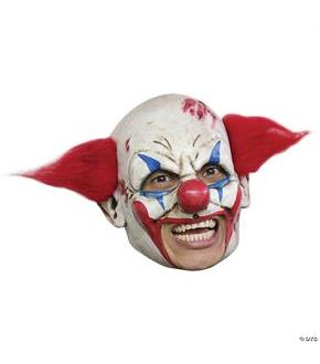 Clown Deluxe Chinless Red Mask