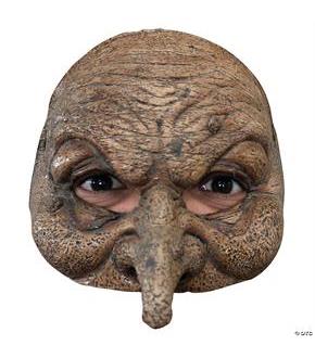 Wizard Latex Half Mask