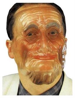 Plastic Old Male Trans Mask