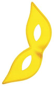 Satin Gold Harlequin Mask