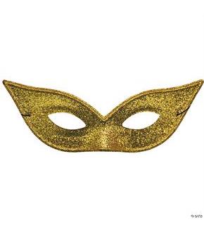 Lame Gold Harlequin Mask