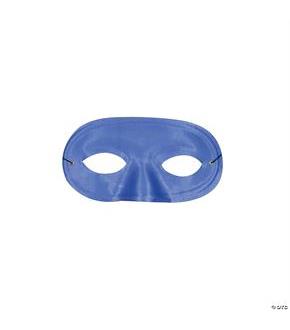 Half Domino Blue Mask