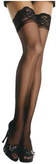 Stay Up Lycra Thigh Black