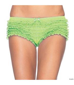 Briefs Ruffle Neon Green Panty