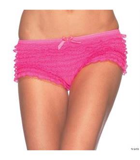 Briefs Ruffle Neon Pink Panty