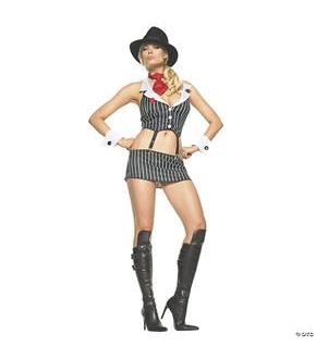 Mafia Mama Sexy 4Pc Med Large