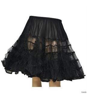 Petticoat Black Knee Length
