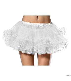 White Petticoat Polkadot