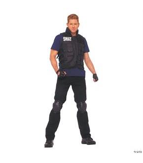 Swat Men's One Size Costume