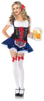 Flirty Fraulein  Black/Blue Costume