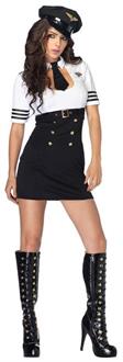 First Class Captain  Black/White Costume