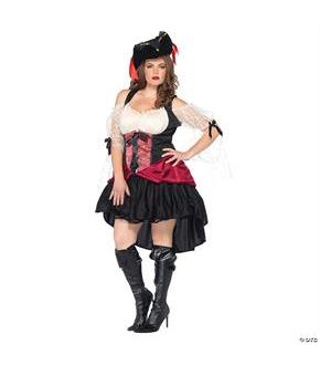 Wicked Wench Peasant Black Dress