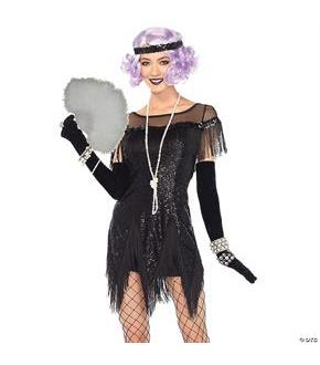 Flapper Foxtrot Flirt Black