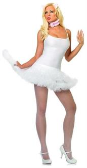 Kitty Cat White Costume