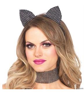 Cat Ears & Choker Rhinestone