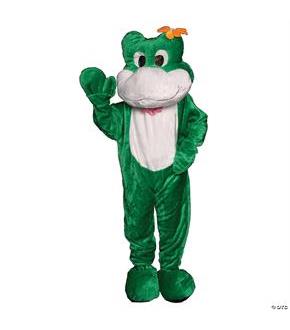 Frog Mascot Adult Costume One Size