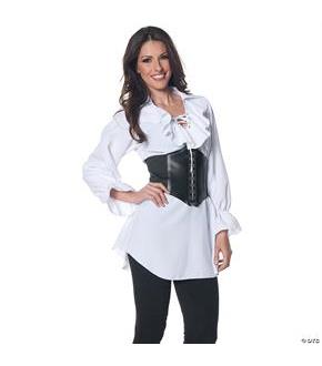 Pirate Laced Front Blouse