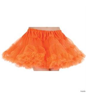 Petticoat Tutu Adult Neon Orange
