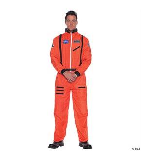 Astronaut Mens Orange Costume