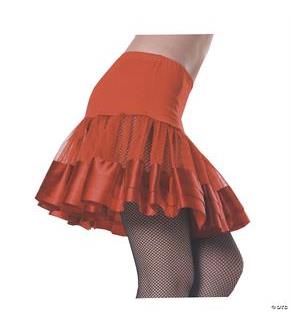 Petticoat Red Ribbon Skirt