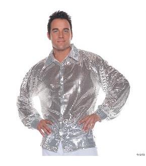 Silver Sequin Shirt Adult