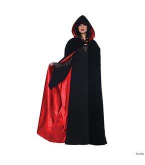 Deluxe female Cape Black/Red Costume