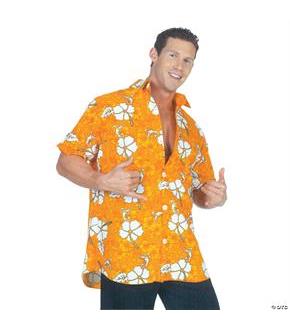 Hawaiian Shirt Orange