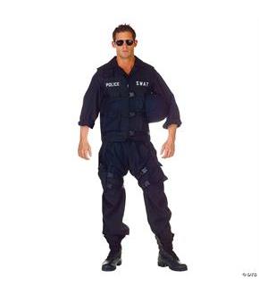 Swat Adult Male Costume