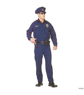Police Officer Male Adult Navy Blue