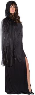 Ghost Cape 3/4 Black Adult