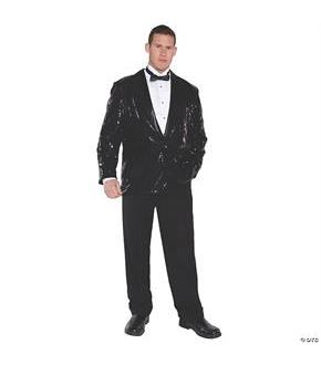 Sequin Jacket Black Adult