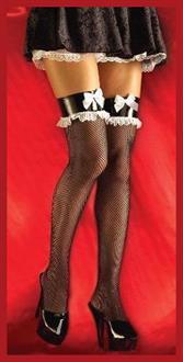 French Maid Thigh Highs Forum Novelties Onesize