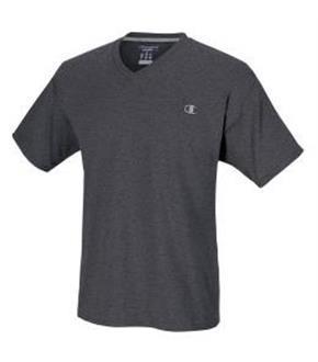 Champion Authentic Mens Jersey V-Neck T-Shirt