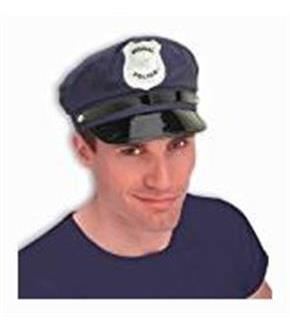 Nypd Police Officer Hat (Adult), One Size, Blue
