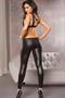 Black Sexy Jumpsuit With A Bib Front