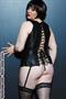 High Back Leather Corset