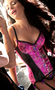 Leather and Brocade ''Ellie'' Corset
