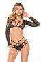 ALLURE REBECCA SHRUG and PANTY SET