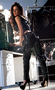 Vinyl Pants with Zipper