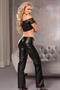 Boot Cut Faux Leather Pants